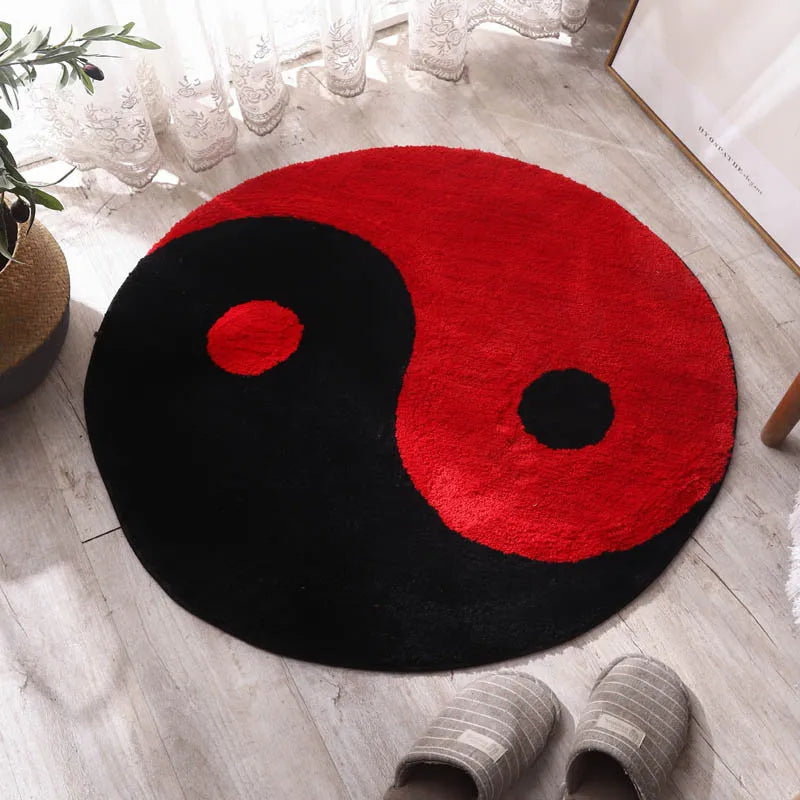 Yin and Yang Tuft Soft Rugs.