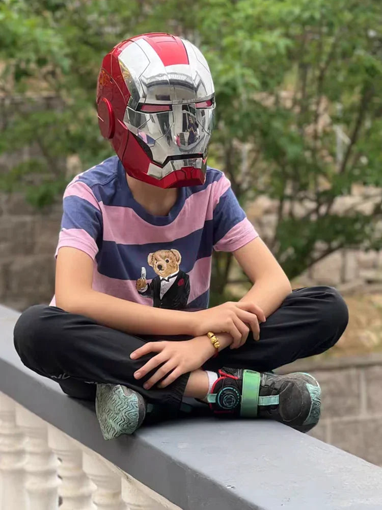 Iron Man MK5 Helmet with Remote And Voice Controlled.