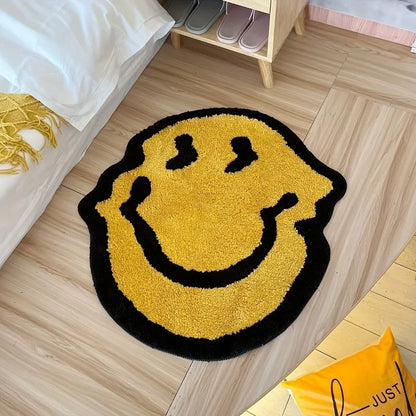 Smiling Soft Fluffy Carpet Rugs.