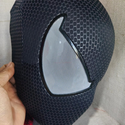 Marvel Black Scarlet Spider-man Mask With & Magnetic Eyes For Halloween 🦇 🎃.