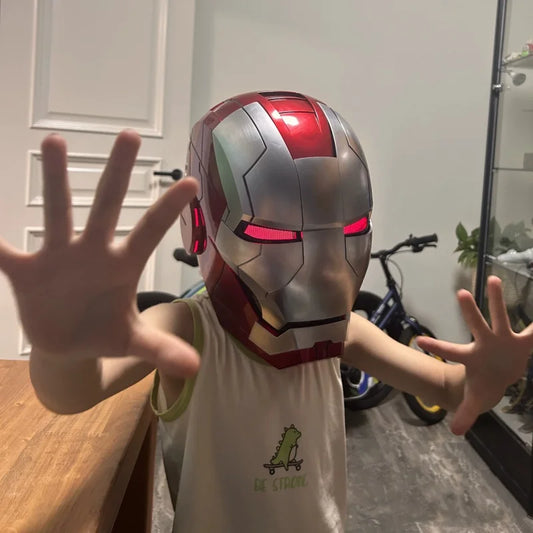 Iron Man Mk5 Helmet Wearable And Voice-activated Electric Helmet.