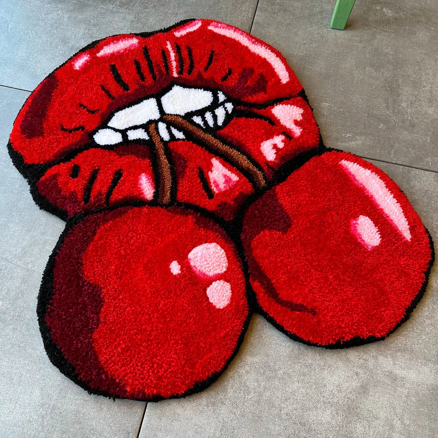 Big Mouth Cherry Rugs.