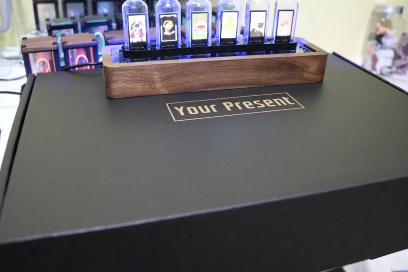 Nixie Tube RGB Digital Led Glow Tube Clock.