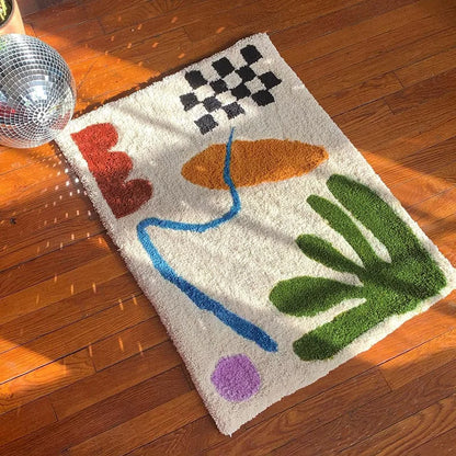 Geometric Pattern Tufted Carpet.