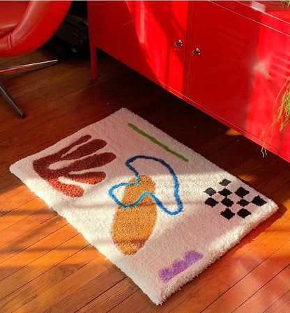 Geometric Pattern Tufted Carpet.