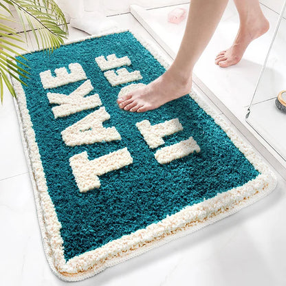 "Take It Off"  Non Slip Bath Rugs.