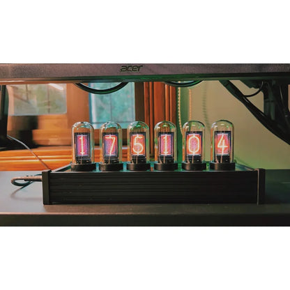 Very cool! IPS RGB Nixie Tube Clock.