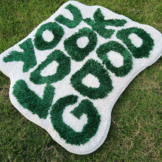 "You Look Good" Soft Plushy Message Decor Rugs.