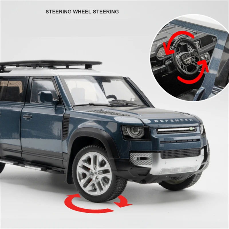 Range Rover Defender SUV Alloy Car Model.