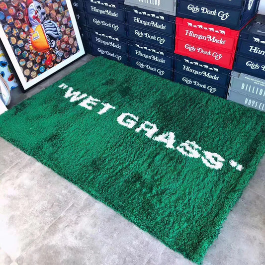 Fashion Brand Wet Grass Tufted Rugs.
