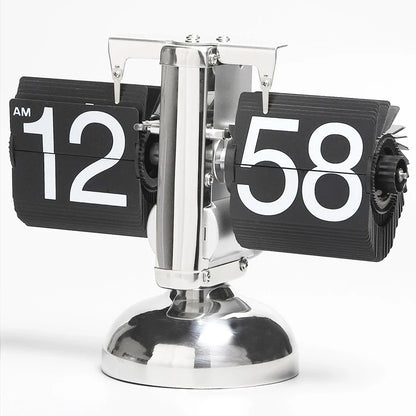 Vintage Automatic Flip Page Clock.