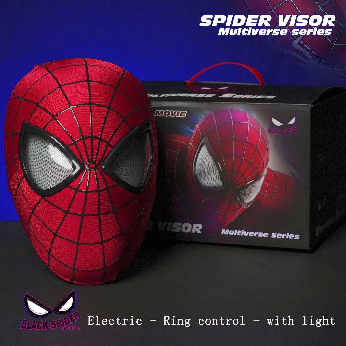 Mascara Miles Morales Spiderman Headgear.