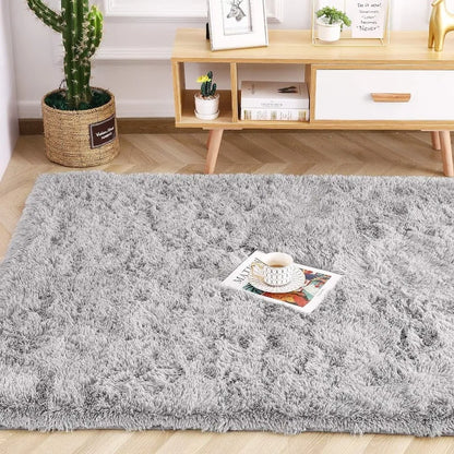 Fluffy Rugs for Living Room, Large Area Rugs With Memory Foam.