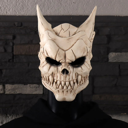 Anime Kaiju No 8 Skull Monster Latex Helmet Mask ☠ 🦇  🎃.