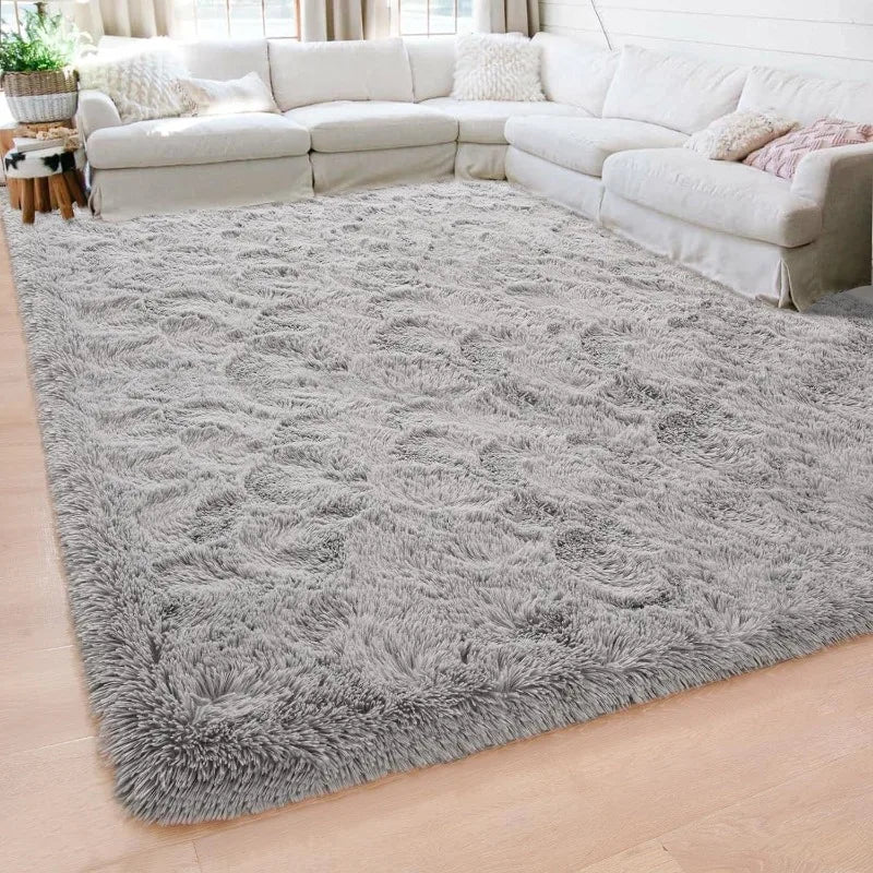 Fluffy Rugs for Living Room, Large Area Rugs With Memory Foam.