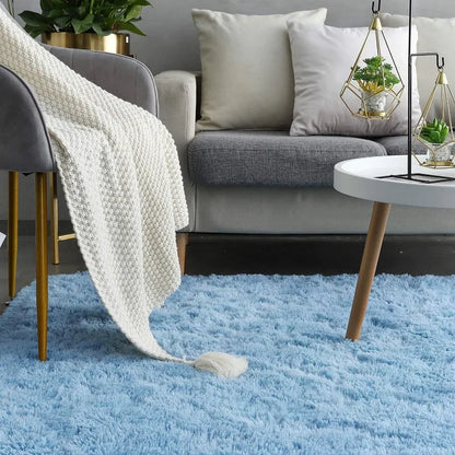 Fluffy Rugs for Living Room, Large Area Rugs With Memory Foam.