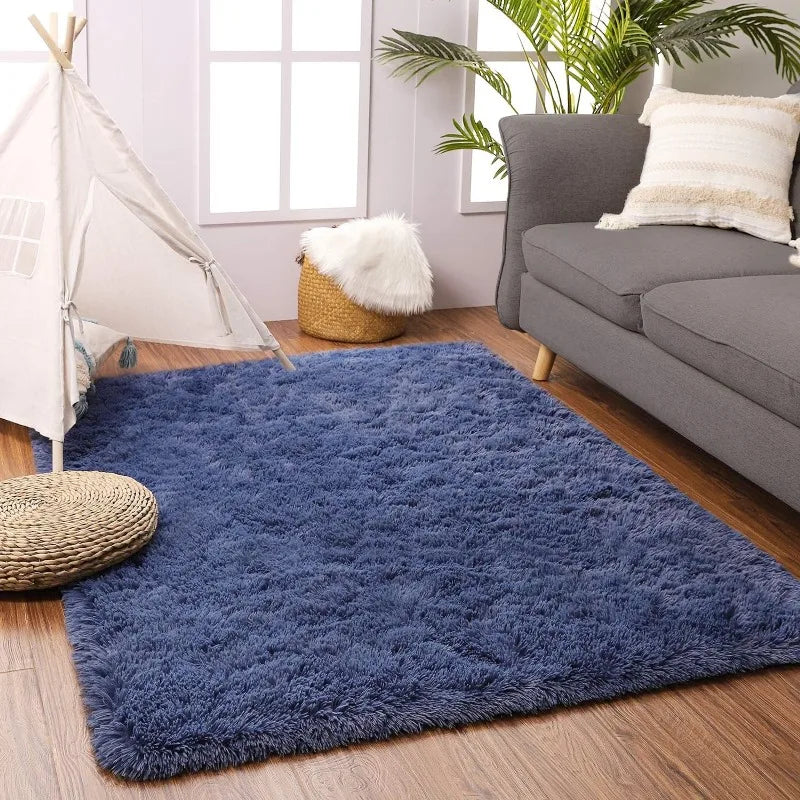 Fluffy Rugs for Living Room, Large Area Rugs With Memory Foam.