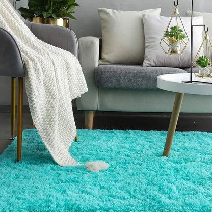 Fluffy Rugs for Living Room, Large Area Rugs With Memory Foam.