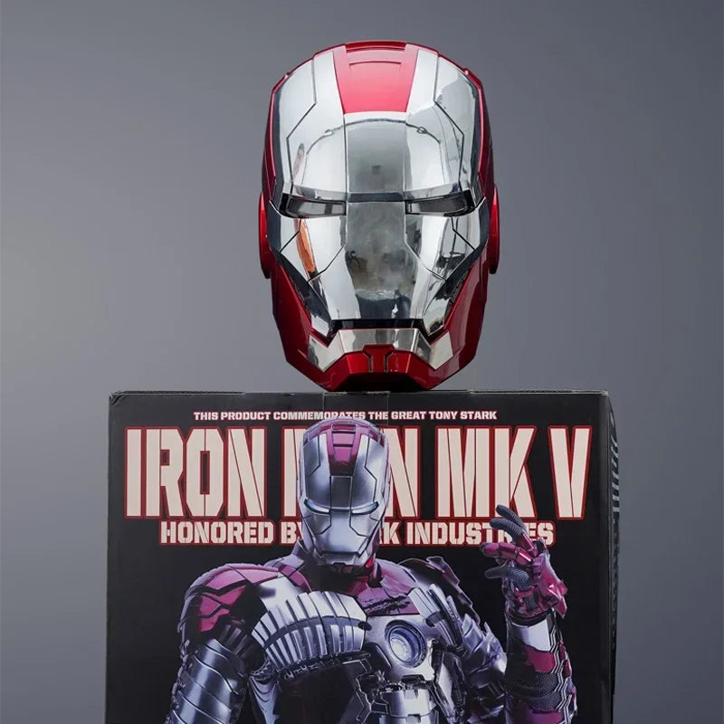 Marvel Iron Man Electric Helmet Multi-piece Voice Controlled.