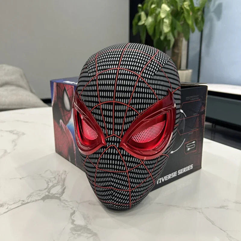 Moving Eyes Cosplay Spiderman Mask Electronic Remote Controlled.