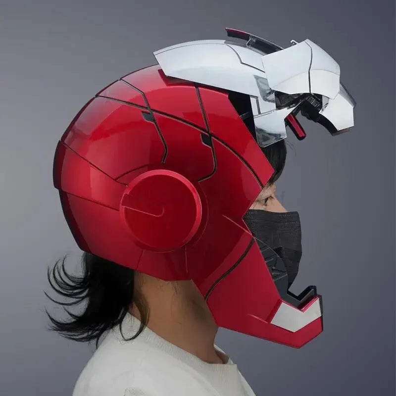 Marvel Iron Man Electric Helmet Multi-piece Voice Controlled.