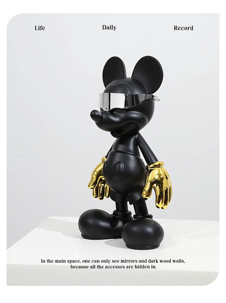 Disney Cyberpunk Mickey Mouse Statue.