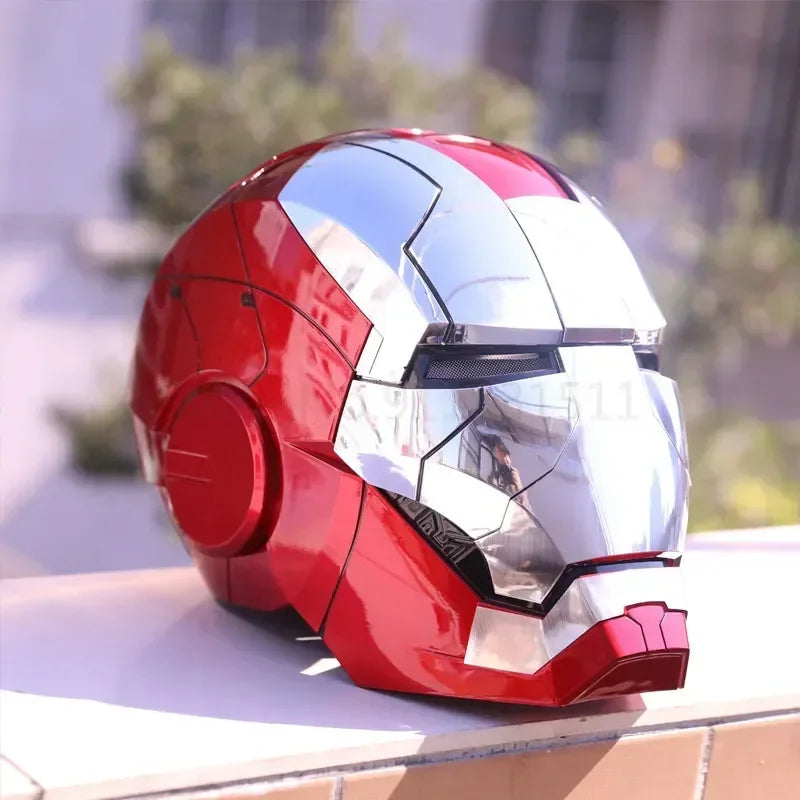 Marvel Electric Iron Man Helmet Voice Control Eyes With Light Model.