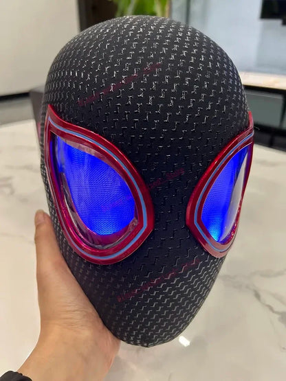 Miles Spider-Man Headgear Cosplay Remote Control Elastic Adults.