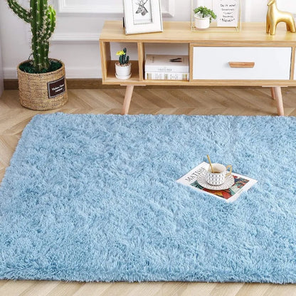 Fluffy Rugs for Living Room, Large Area Rugs With Memory Foam.