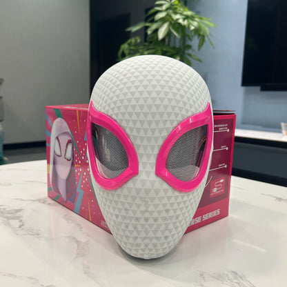 Gwen Spider Man Moving Eyes Helmet Mask.
