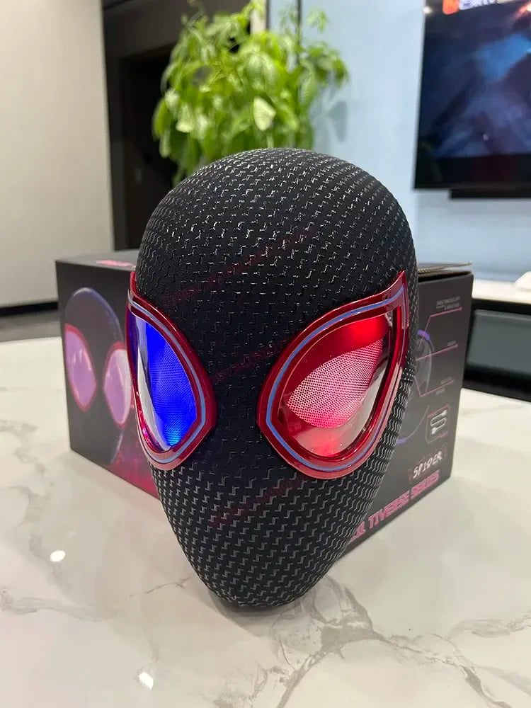 Miles Spider-Man Headgear Cosplay Remote Control Elastic Adults.