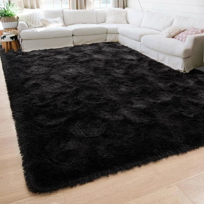 Fluffy Rugs for Living Room, Large Area Rugs With Memory Foam.