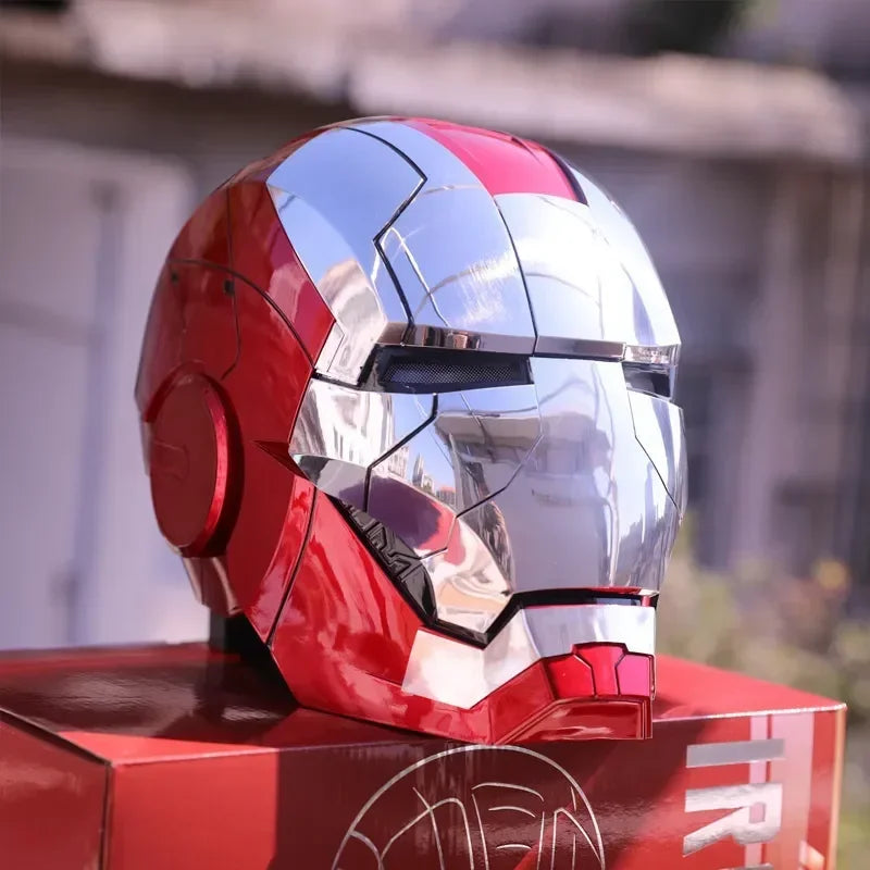 Marvel Electric Iron Man Helmet Voice Control Eyes With Light Model.