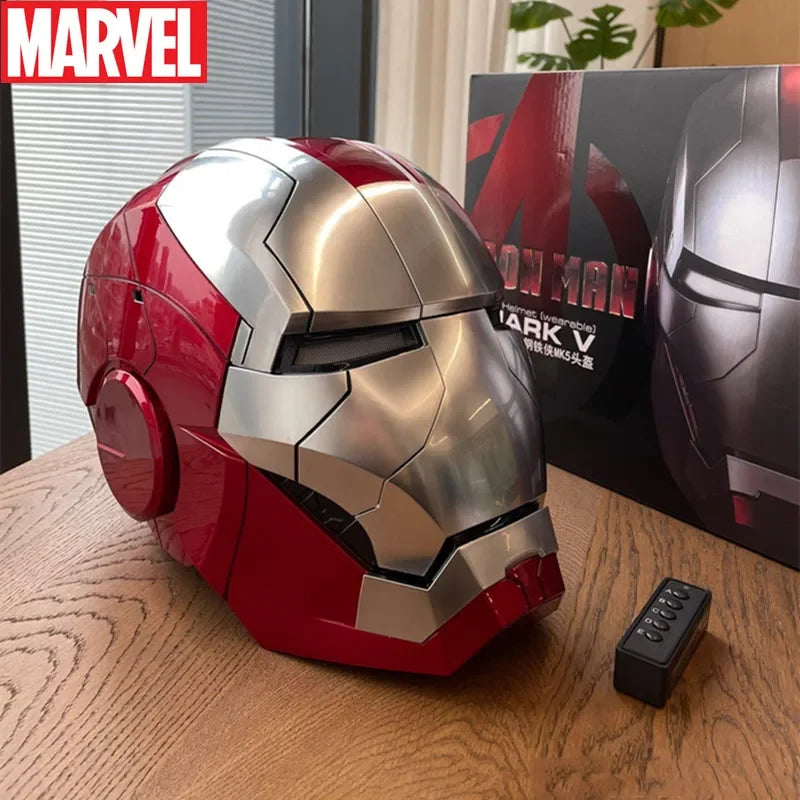 Marvel Iron Man Mk5 Helmet With  JARVIS A.I Intelligent Voice and Remote Controled.