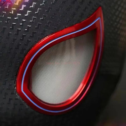 Miles Spider-Man head set electric eyes can move the vertical universe can blink mask.