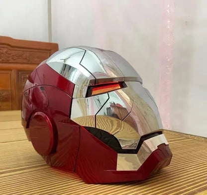 Marvel Electric Iron Man Helmet Voice Control Eyes With Light Model.