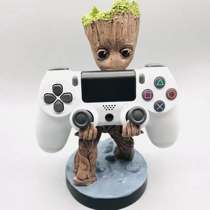 Marvel Superhero Groot PS5 Xbox, GamePad, Mobile and Phone Base Bracket Holder.