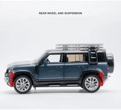 Range Rover Defender SUV Alloy Car Model.