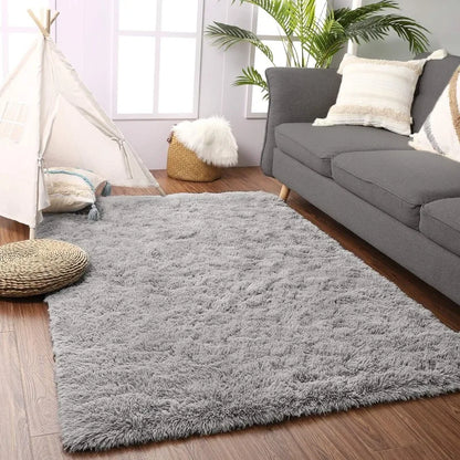 Fluffy Rugs for Living Room, Large Area Rugs With Memory Foam.