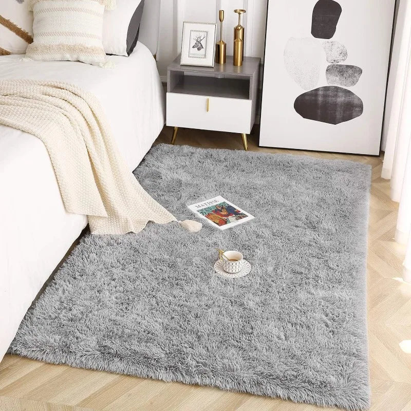 Fluffy Rugs for Living Room, Large Area Rugs With Memory Foam.