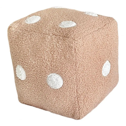 20cm Dice Plush Cubic Cushion Stuffed Pillow Cushion.