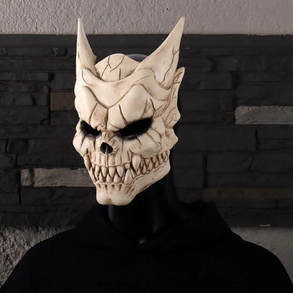 Anime Kaiju No 8 Skull Monster Latex Helmet Mask ☠ 🦇  🎃.