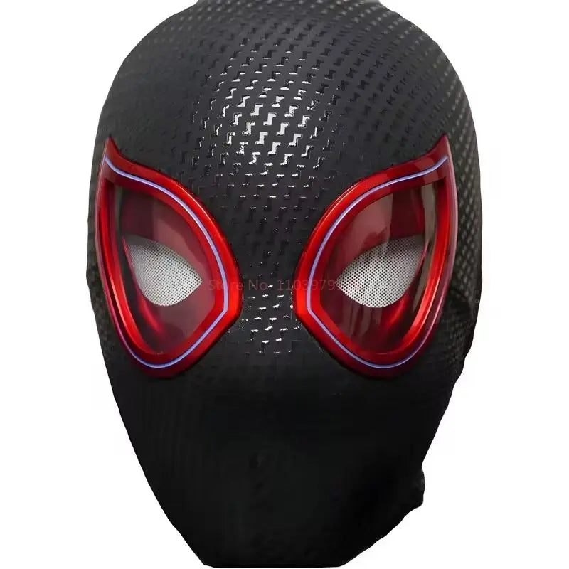 Miles Spider-Man head set electric eyes can move the vertical universe can blink mask.