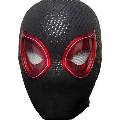 Miles Spider-Man head set electric eyes can move the vertical universe can blink mask.