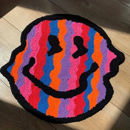 Smiling Soft Fluffy Carpet Rugs.