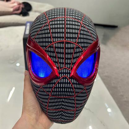 Moving Eyes Cosplay Spiderman Mask Electronic Remote Controlled.