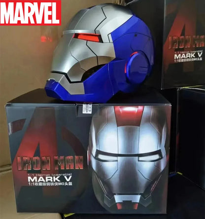 Marvel Iron Man Mk5 Helmet With  JARVIS A.I Intelligent Voice and Remote Controled.