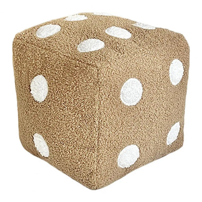 20cm Dice Plush Cubic Cushion Stuffed Pillow Cushion.