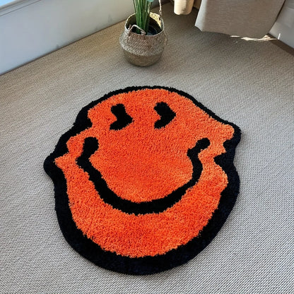 Smiling Soft Fluffy Carpet Rugs.