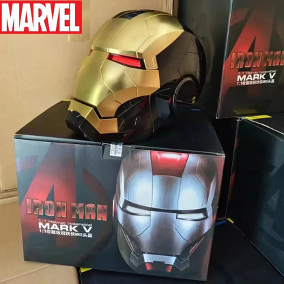 Marvel Iron Man Mk5 Helmet With  JARVIS A.I Intelligent Voice and Remote Controled.